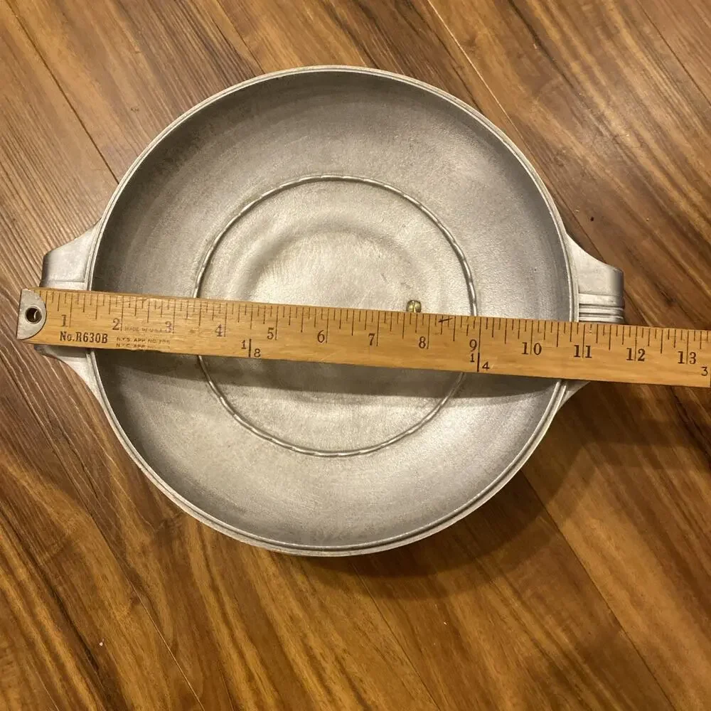 Vintage Wagner Ware Sidney 0 Magnalite Round Dutch Oven Roaster Pot w/Lid 4248-M